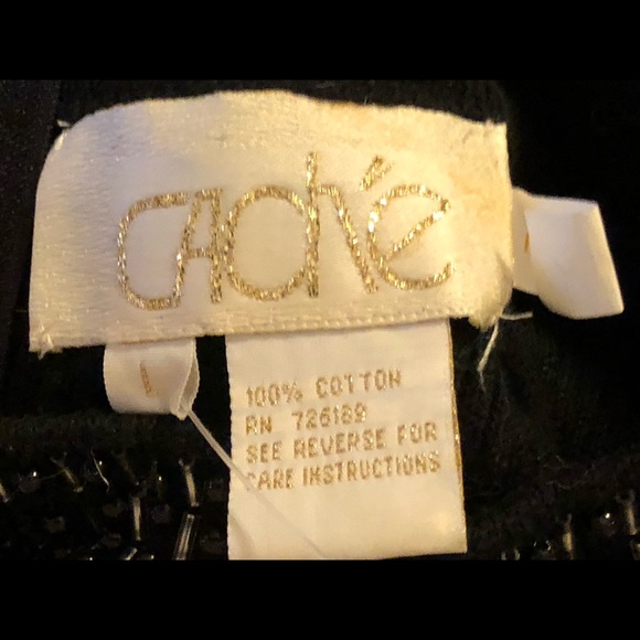 Caché Elegant Beaded Sleeveless Sweater - Picture 3 of 4